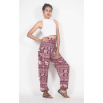 Harembroek XL Olifantje rood